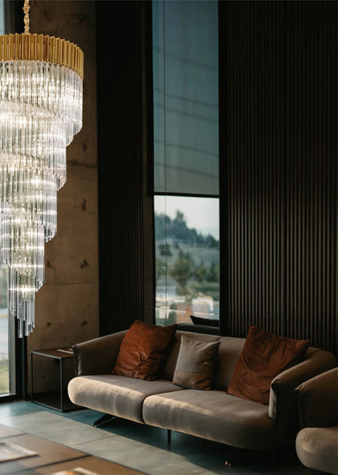 Kuna Pendant Round 5 Layer Spiral 23 Light